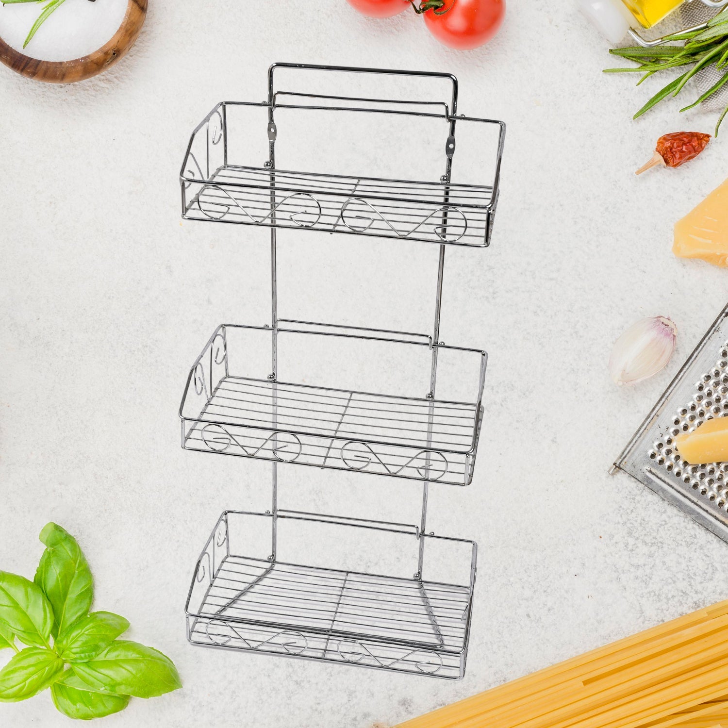 5240 Stainless Steel Detergent Rack / Detergent Holder / Wall Mounted Rack / Bathroom Shelf DeoDap 5240 Stainless Steel Detergent Rack / Detergent Holder / Wall Mounted Rack / Bathroom Shelf DeoDap
